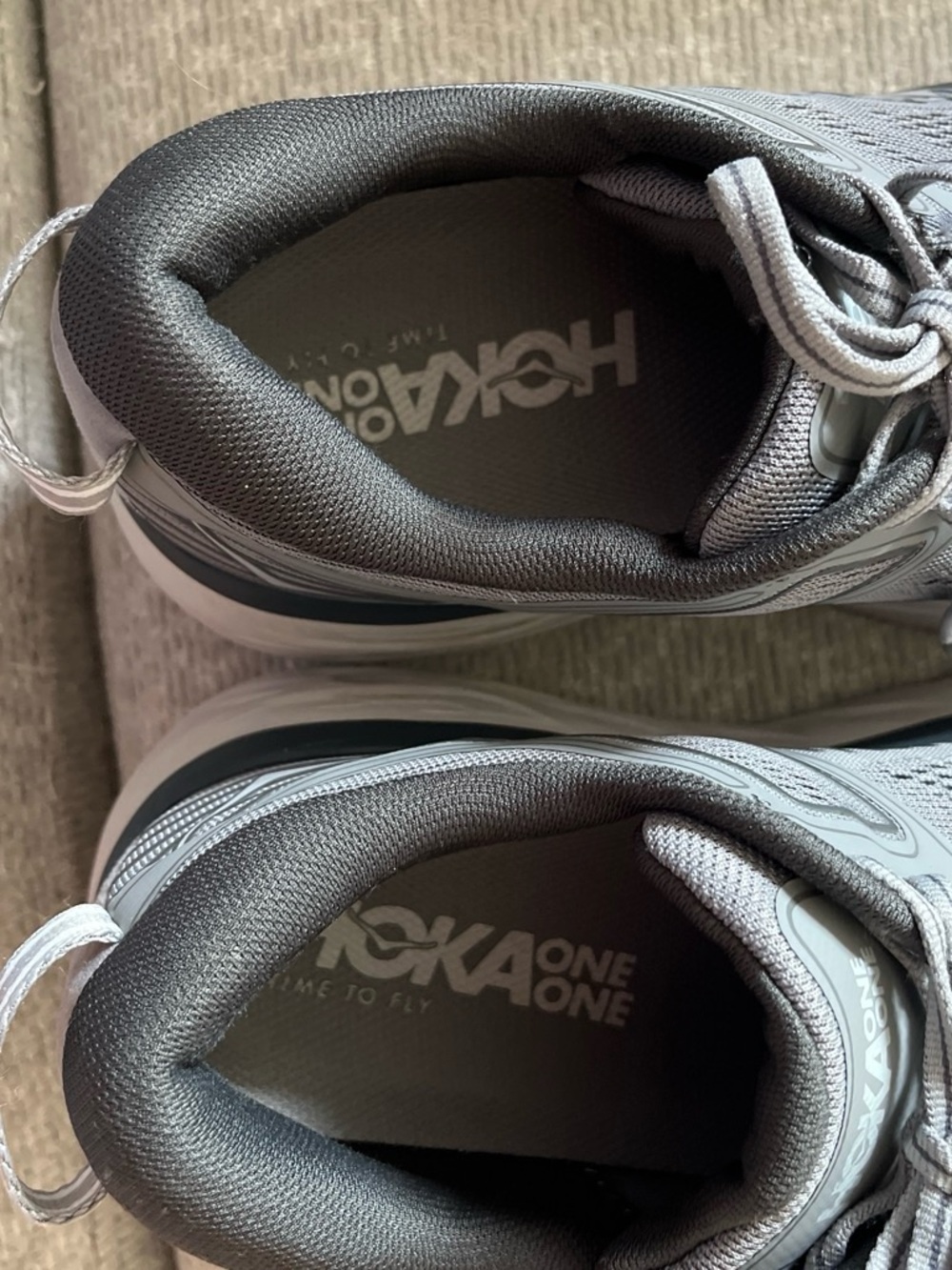 HOKA one one Bondi Men's Gray Running Shoes - Picture 4 of 6